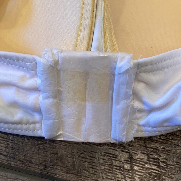 NWT SWIMSUITS FOR ALL White Convertible Bikini Top Size 14 - Picture 4 of 8